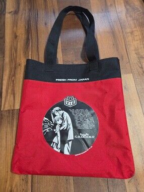 Shonen Jump Viz Canvas Swag Bag From 1994 Comic Con Exclusive Red & Black Tote